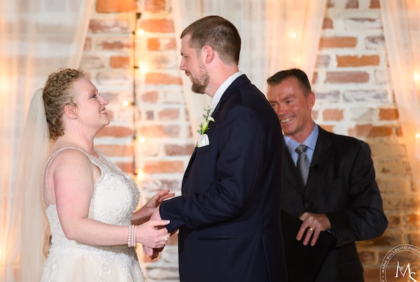 City rooftop wedding
